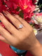 Anel Prata 925 Formatura Noivado Cristal Zircônia Feminino