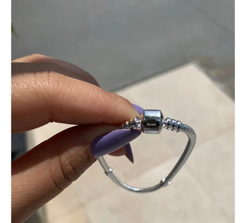 Pulseira de Prata Click para Berloques