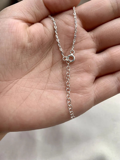 Tornozeleira de Prata Elis com Gota Zircônia