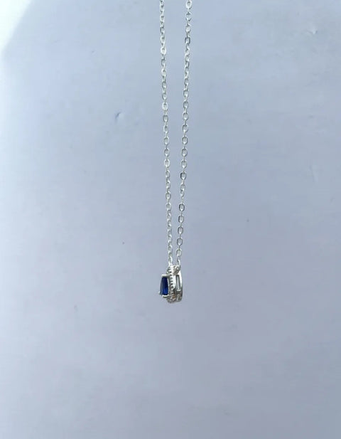 Colar Gota Prata 925 com Zircônia