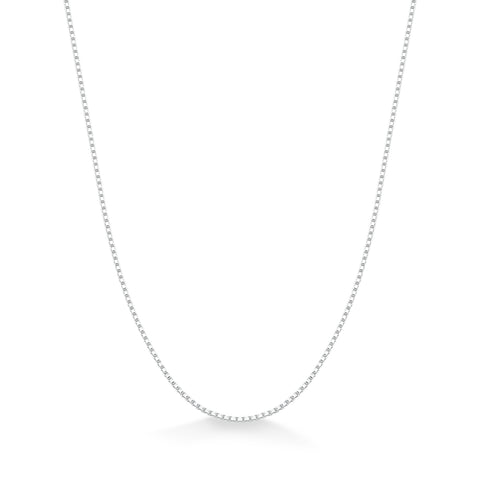 Corrente de Prata 0,24mm Veneziana 45cm